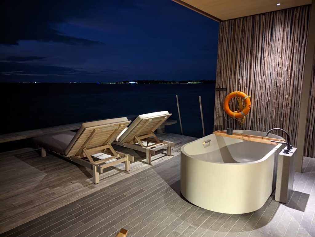 パティーナモルディブのバスタブ